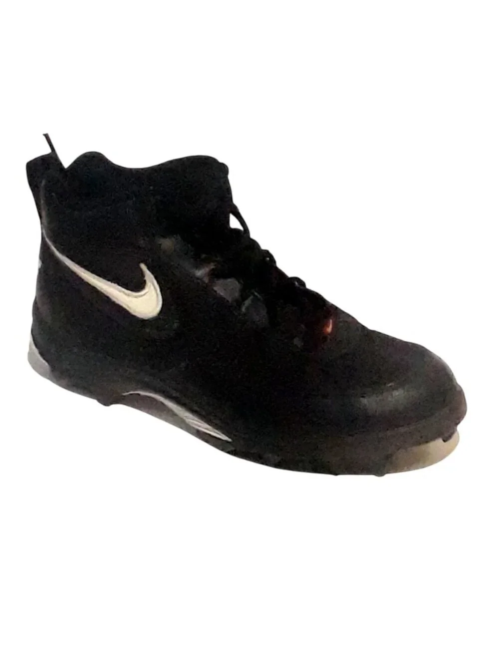 Nike Football Cleats #821021-011 Black and White Mens Size 11 Vintage 90s